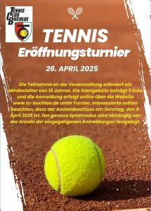 Einladung zum Eröffnungsturnier Freiluftsaison 2025